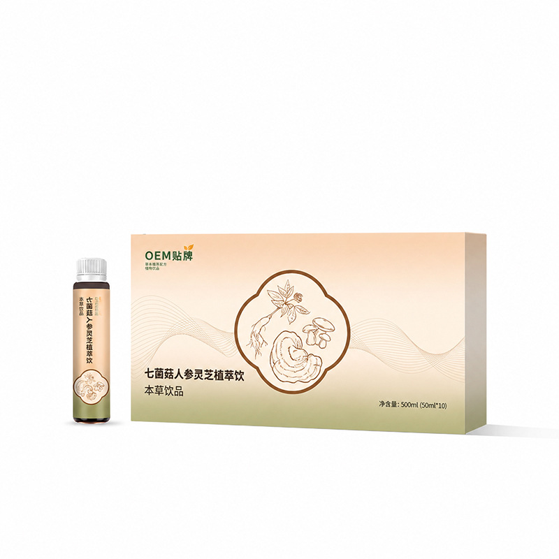 Seven Mushroom Ginseng & Reishi Fermented Botanical Drink (Panax ginseng & Ganoderma lucidum) — 24-Month Shelf Life - Image 5