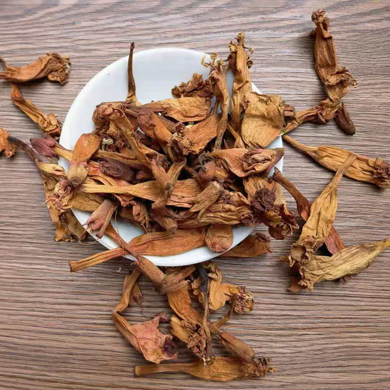 Dried Campsis Flower Ling Xiao Hua 凌霄花 Loose Chinese Herbal Flowers for Decoction and Tea - Image 2