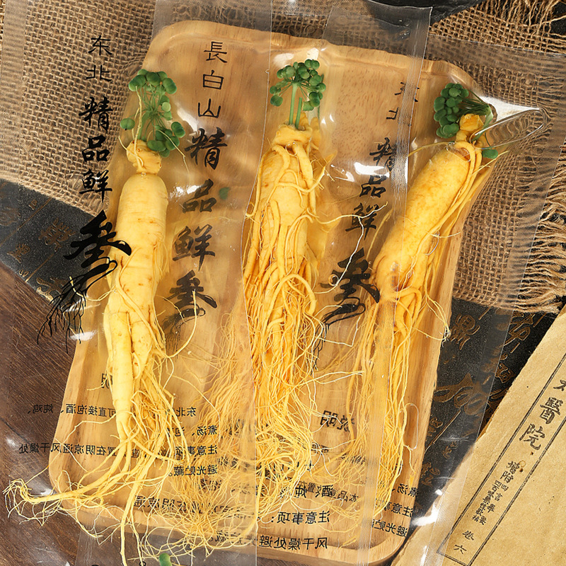 Fresh Ginseng Roots for Cooking and Herbal Soup 15g Pack of 10 Roots from Jilin - Image 3