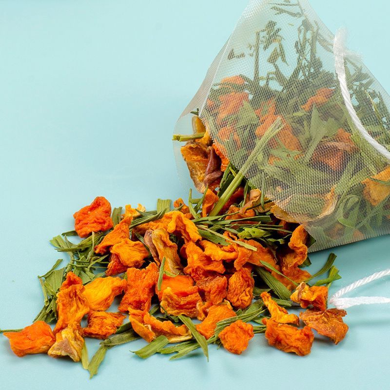 Pumpkin Leaf Herbal Tea Nan Gua Zhu Ye Cha 25 Triangle Tea Bags 5g Each Sugar Free Daily Wellness Brew - Image 2