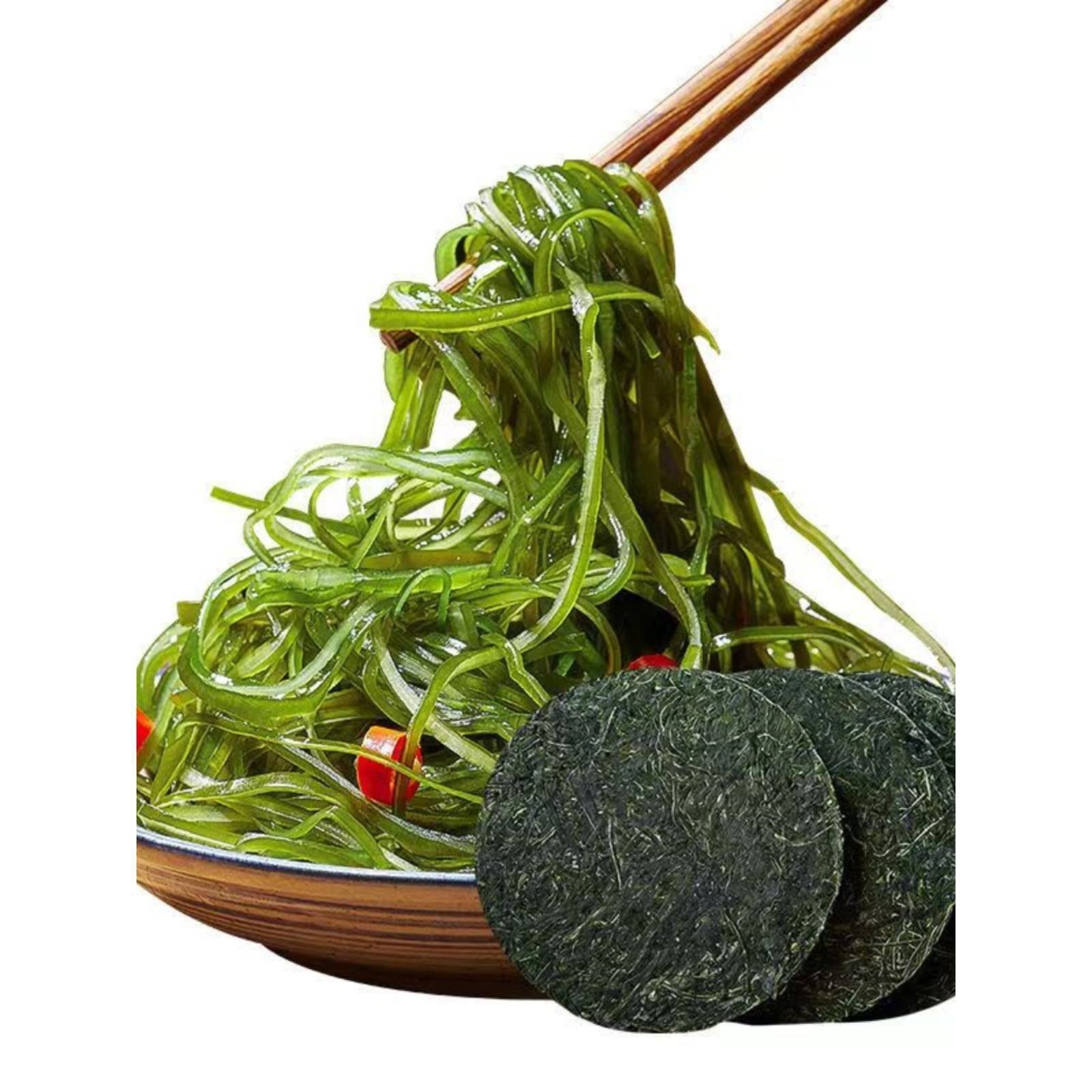 Dried Shredded Kelp Hai Dai Compressed Seaweed Snack for Cold Dishes and Cooking - Image 4