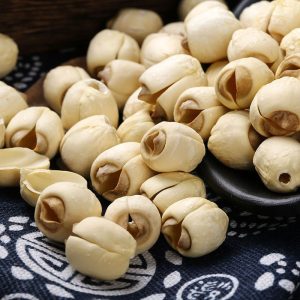 Guangchang Lotus Seeds (Nelumbo nucifera) — Handmade Coreless Dried White Lotus Seeds, 500g