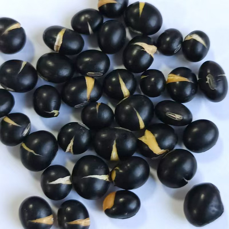Roasted Yellow-Heart Black Soybeans Hei Dou Ready-to-Eat Grain Milling Ingredient 500g - Image 2
