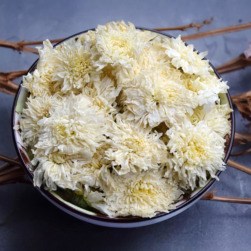 Da Qing Ye Mint Hawthorn Chrysanthemum Tangerine Peel Reed Rhizome Herbal Blend 30g Loose Dried Botanicals for Daily Tea - Image 4