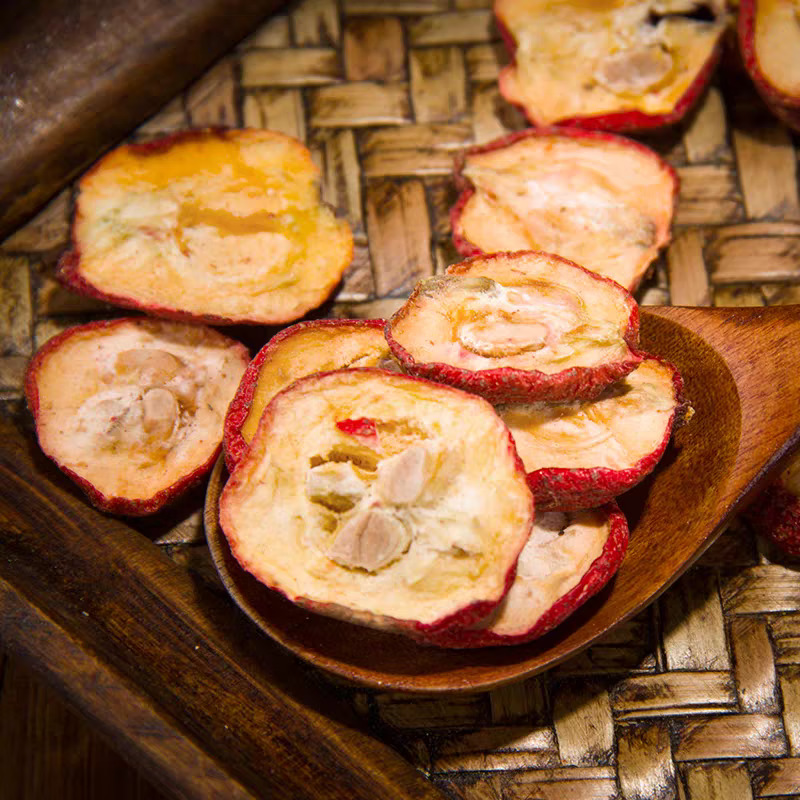 Dried Hawthorn Slices with Seed Shan Zha 500g Crataegus Fruit for Herbal Tea and Decoction - Image 2