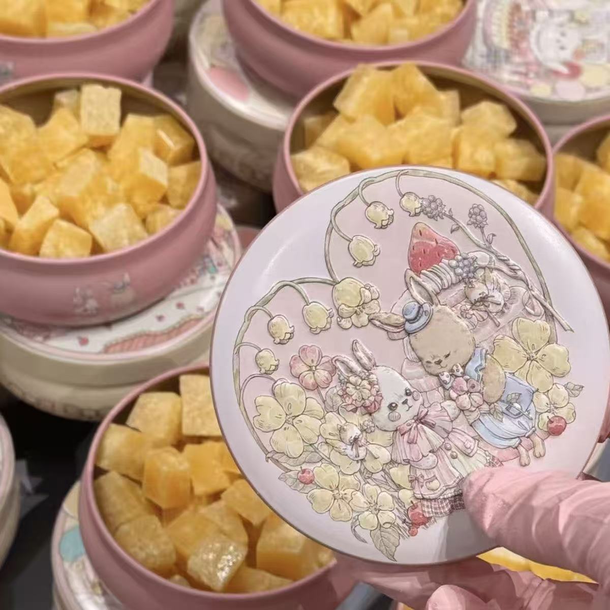 Pear Syrup Candy Li Gao Tang Handmade Snow Pear Lozenges 110g Tin Cute Gift for Teachers and Christmas - Image 3