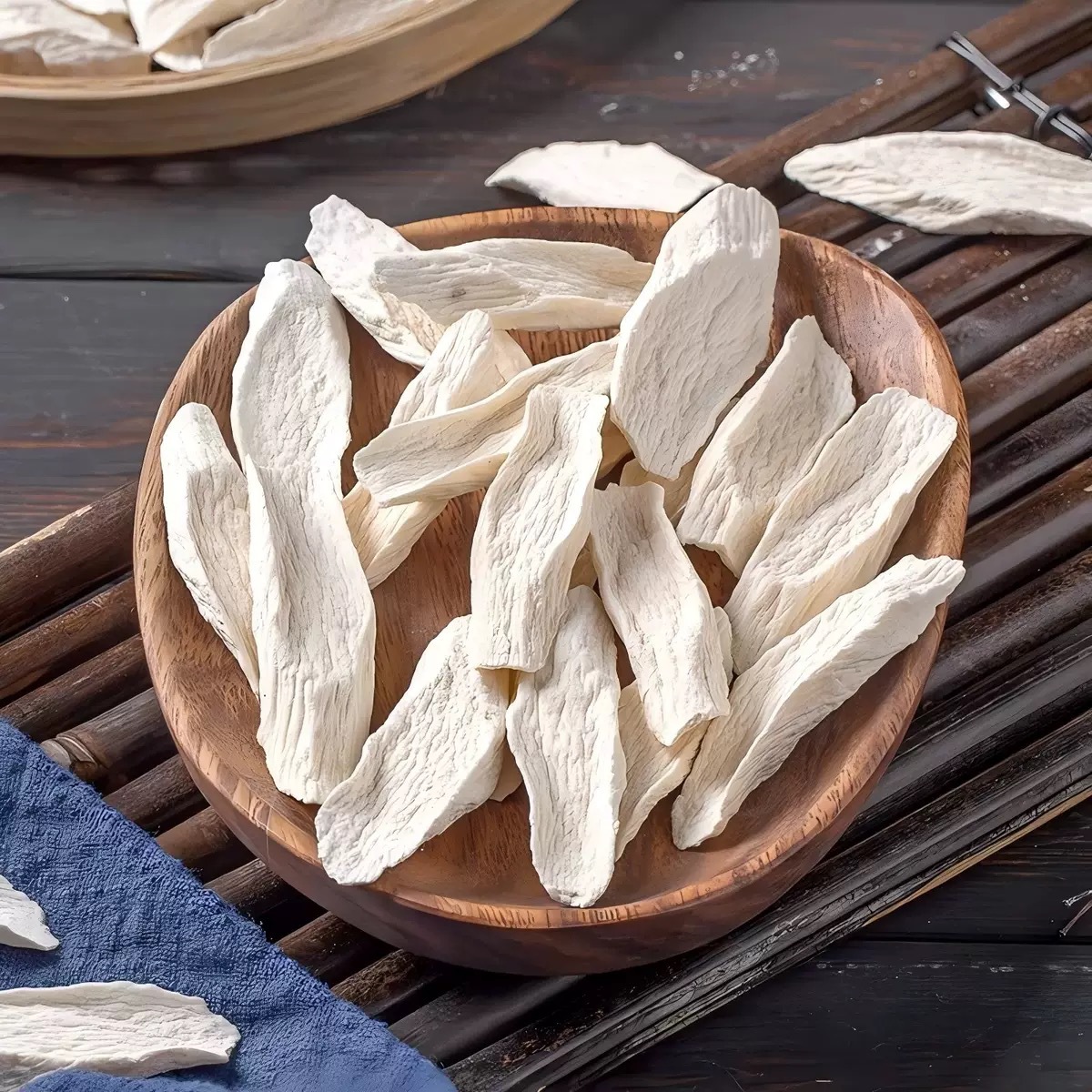 Dried Chinese Yam Slices Shan Yao 500g Sliced Dioscorea for Soup Congee and Herbal Cooking - Image 2