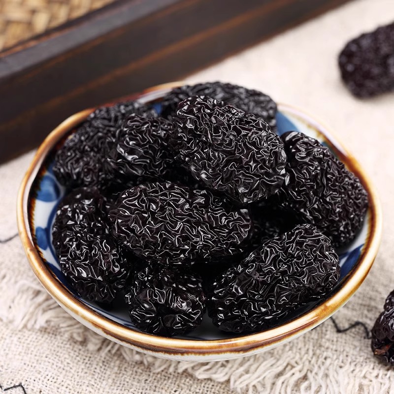 Canned Black Jujube Hei Zao 黑枣 500g Dried Taihang Mountain Dates Ready to Eat Snack - Image 3
