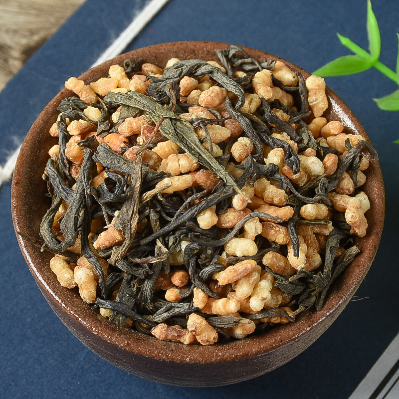 Genmai Tea (Brown Rice Tea) — Japanese-Style Roasted Rice Herbal Tea, Loose Bulk 500g - Image 4