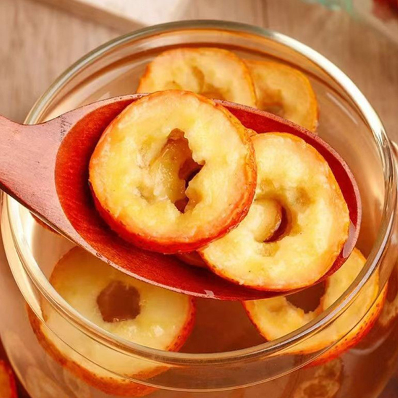 Dried Hawthorn Slices Shan Zha 500g Seedless Hollow Rings Freeze Dried Hawthorn for Tea and Culinary Use - Image 4