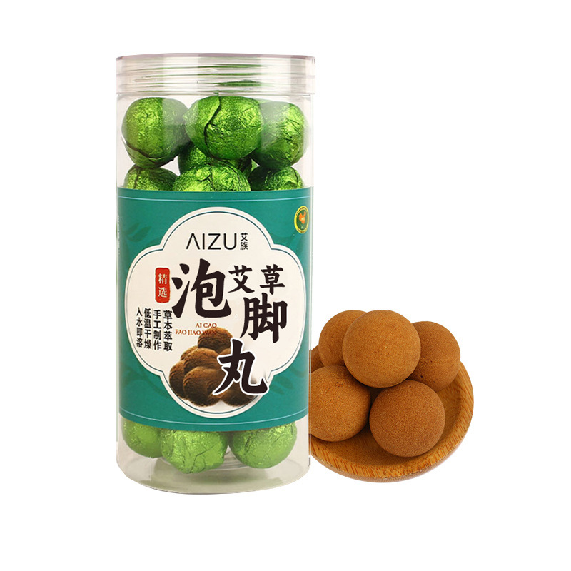 Mugwort Foot Soak Balls with Sichuan Pepper and Old Ginger 15g x 30 Dissolvable Herbal Foot Bath - Image 5