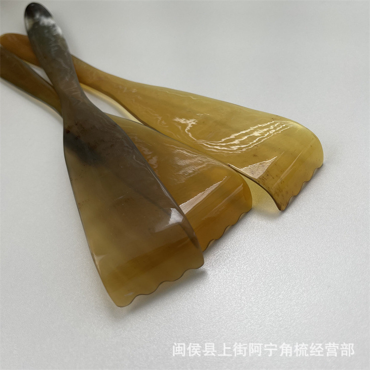 Horn Back Scratcher Full Length Itch Relief Tool Traditional Chinese Wellness Gua Sha Board Back Massager - Image 4