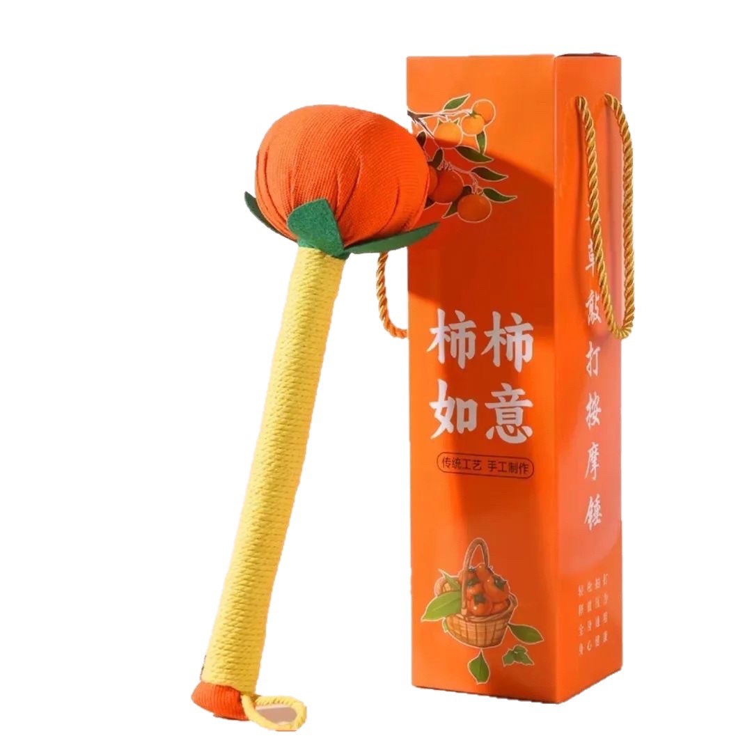Shi Shi Ru Yi Mugwort Hammer 31cm Linen Moxa Tap Stick for Body Relaxation - Image 5
