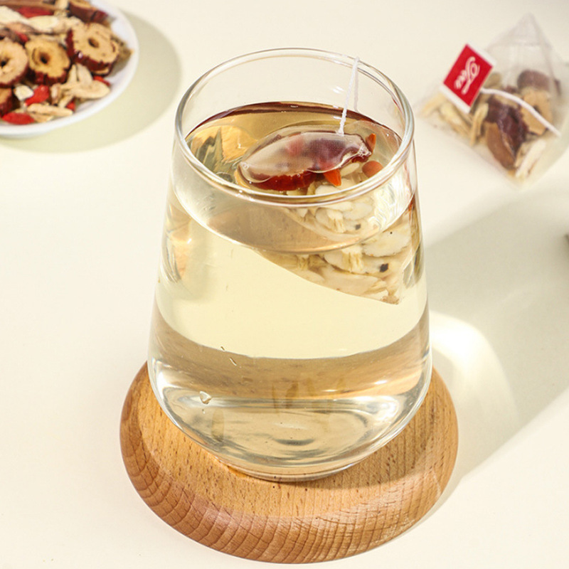 Red Ginseng Ophiopogon Herbal Tea Bags Hong Shen Mai Dong 20 Cold Brew Sachets for Daily Wellness - Image 2