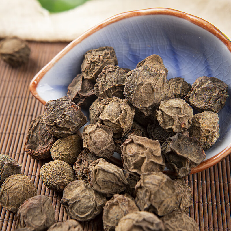 Dried Dark Plum Wu Mei 500g Smoked Sun Dried Whole Fruit for Suan Mei Tang Decoction and Herbal Tea - Image 4
