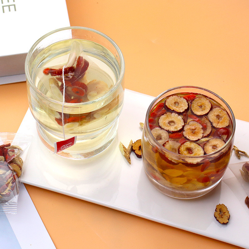 Red Ginseng & Ophiopogon Herbal Tea Blend (Hong Shen Mai Dong Yin) — Goji, Jujube & Astragalus Sachets - Image 3