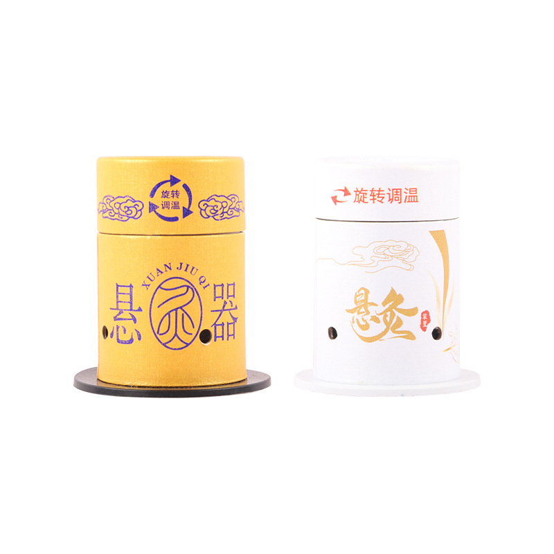 Portable Moxa Stick Burner Tube with Strap Single Hole Moxibustion Device for Body Wellness 54 Moxa Cones - Image 5