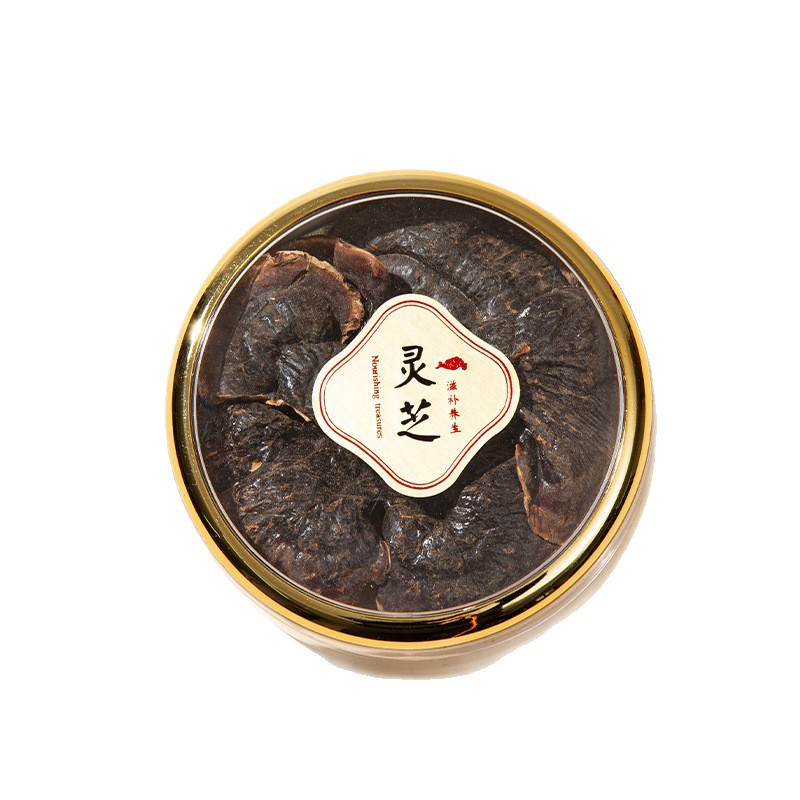 Reishi Mushroom Gift Box Dried Lingzhi Slices for Herbal Decoction and Wellness Gifting - Image 5