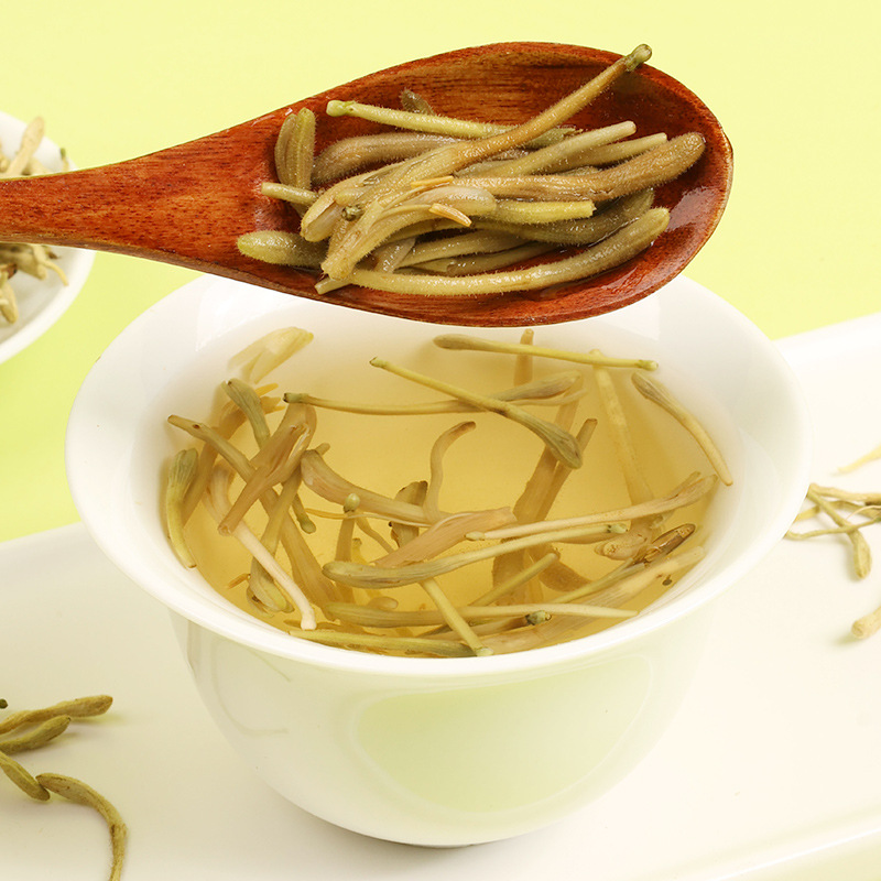 Dried Honeysuckle Flower Tea Jin Yin Hua 500g Bag Traditional Chinese Herbal Tea for Daily Brewing - Image 4