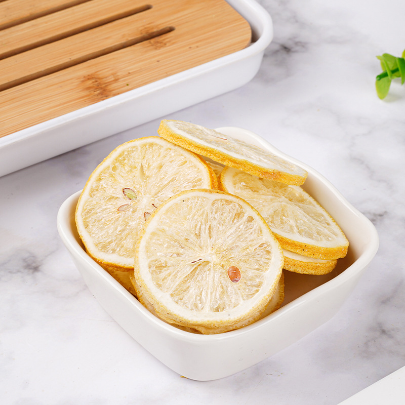 Freeze-Dried Lemon Slices (Citrus limon) — Cold-Brew Fruit Tea, 50g Jar - Image 3