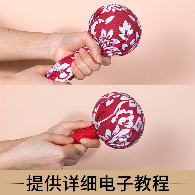 DIY Mugwort Herbal Hammer Kit Ai Cao Mallet Craft Set for Massage Wellness 26cm - Image 3