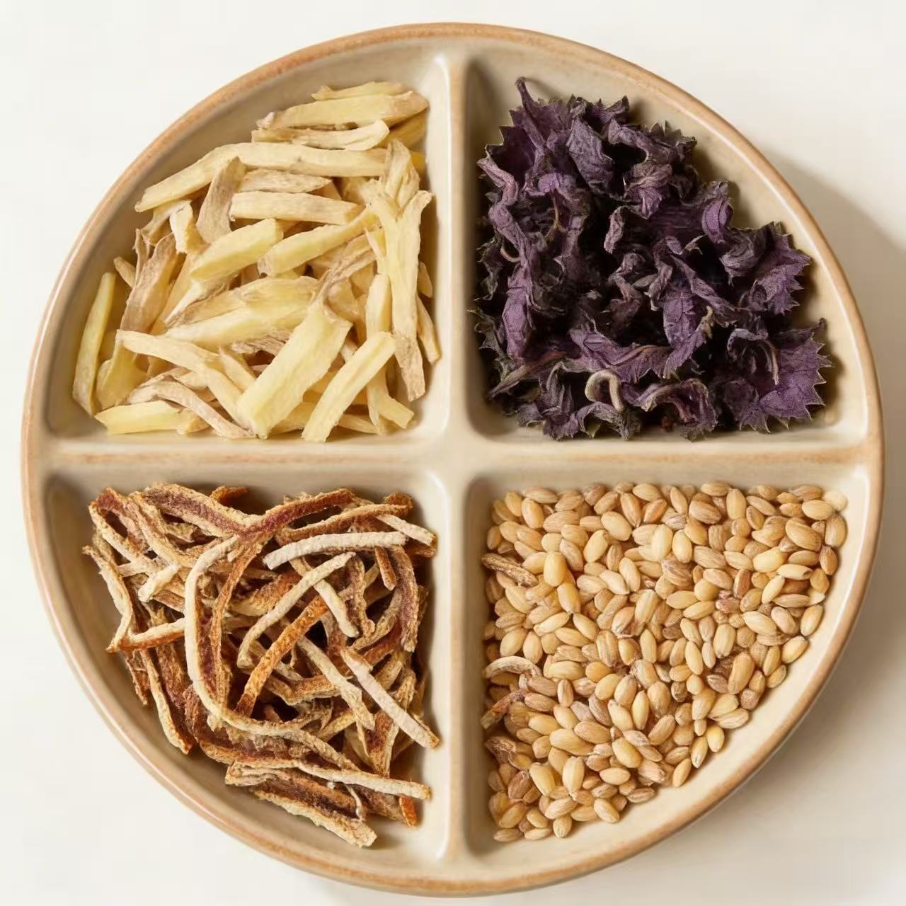 Perilla Tangerine Peel Ginger Rice Tea Zi Su Chen Pi Jiang Mi Cha 300g Warm Herbal Wellness Tea - Image 3