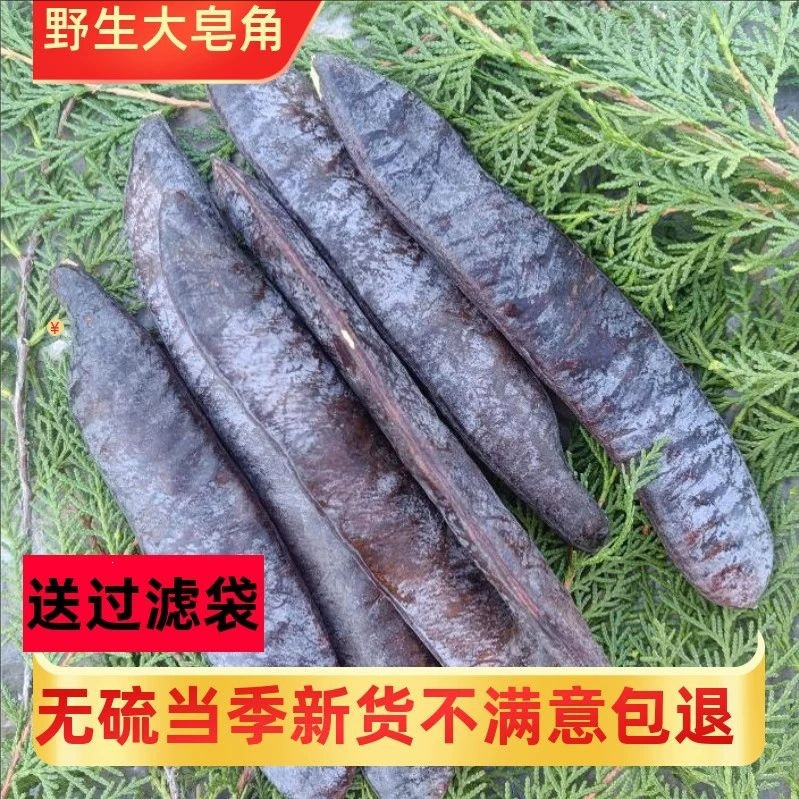 Wild Chinese Honey Locust Pods Zao Jiao Gleditsia sinensis Dried Broken Segments Natural Herbal Cleansing Hair Wash Raw Herb - Image 2