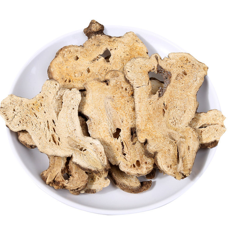 White Atractylodes Rhizome Bai Zhu 500g Stir-Fried Sliced Zhejiang Atractylodes macrocephala for Decoction - Image 5