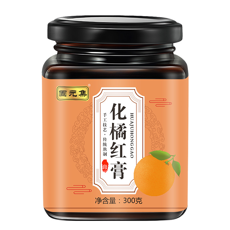 Hua Ju Hong Herbal Paste (Citrus grandis 'Tomentosa') — Traditional TCM Honey Paste with Sha Ren, Shan Zha & Huang Jing, 300g Jar - Image 5