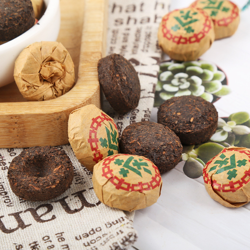 Yunnan Pu-erh Ripe Tuo Cha (Camellia sinensis var. assamica) — Mini Bowl-Shaped Aged Tea, 500g - Image 3