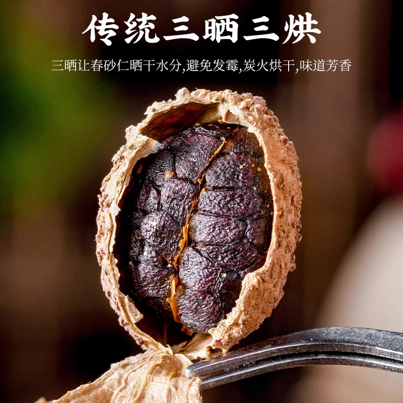 Chun Sha Ren Amomum Fruit 500g Dried Yangchun Amomum villosum Traditional Chinese Herb for Cooking and Decoction - Image 2