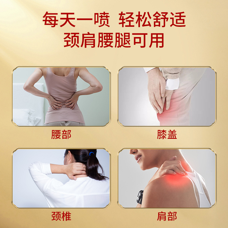 Herbal Pain Relief Spray External Analgesic Liniment for Neck Shoulder Waist and Leg Discomfort 50ml - Image 2
