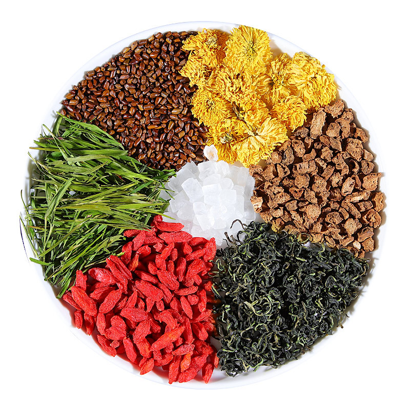 Chrysanthemum Cassia Seed Tea Jue Ming Zi Herbal Blend 20 Pyramid Tea Bags for Daily Wellness Brewing - Image 4