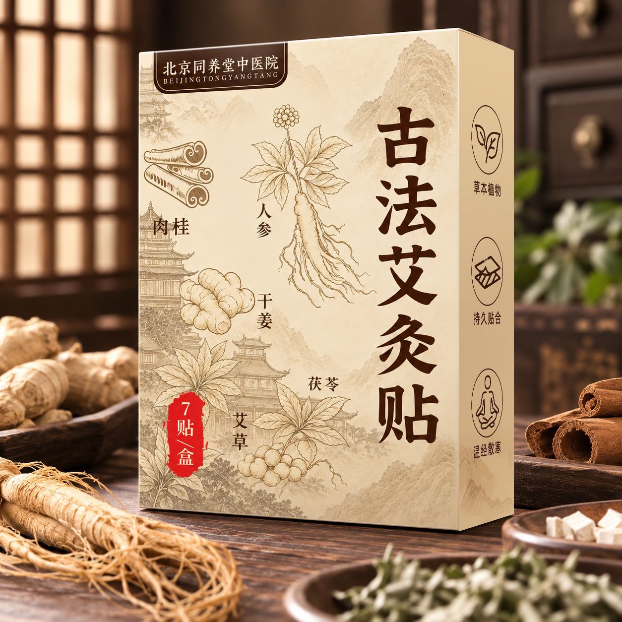 Ancient Method Moxibustion Patch Herbal Warm Compress for Neck Shoulder Waist Legs and Joints - Image 4