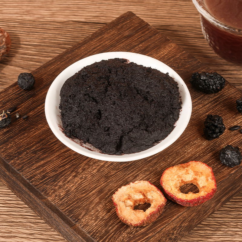 Shou Wu Black Hair Herbal Paste 220g Traditional Steamed He Shou Wu Blend with Black Goji Berry Mulberry and Huang Jing Ready to Eat - Image 3