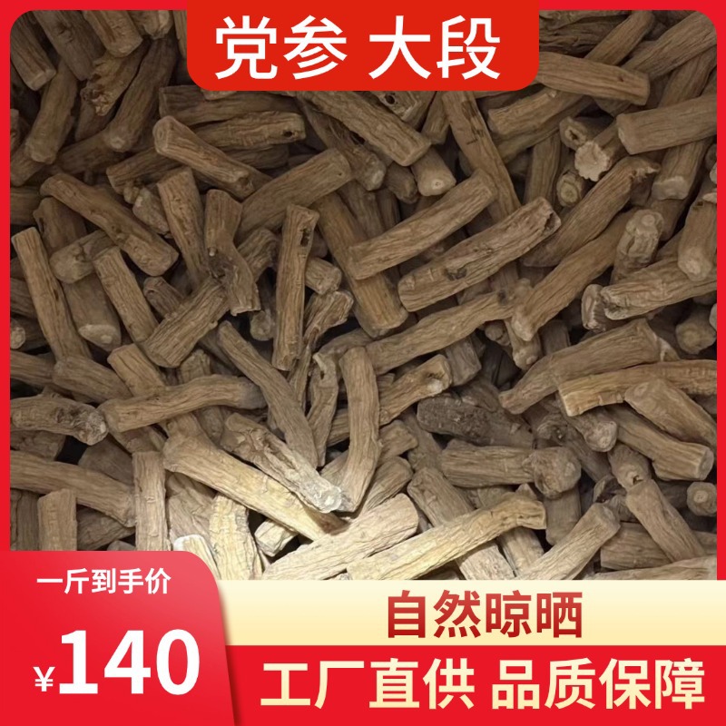 Dried Codonopsis Root Large Segments 250g Sun Dried Jilin Codonopsis for Herbal Soups and Decoctions - Image 2