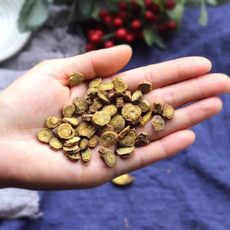 Dried Scutellaria Root Slices Huang Qin 500g Chinese Herbal Tea and Decoction Pieces - Image 5