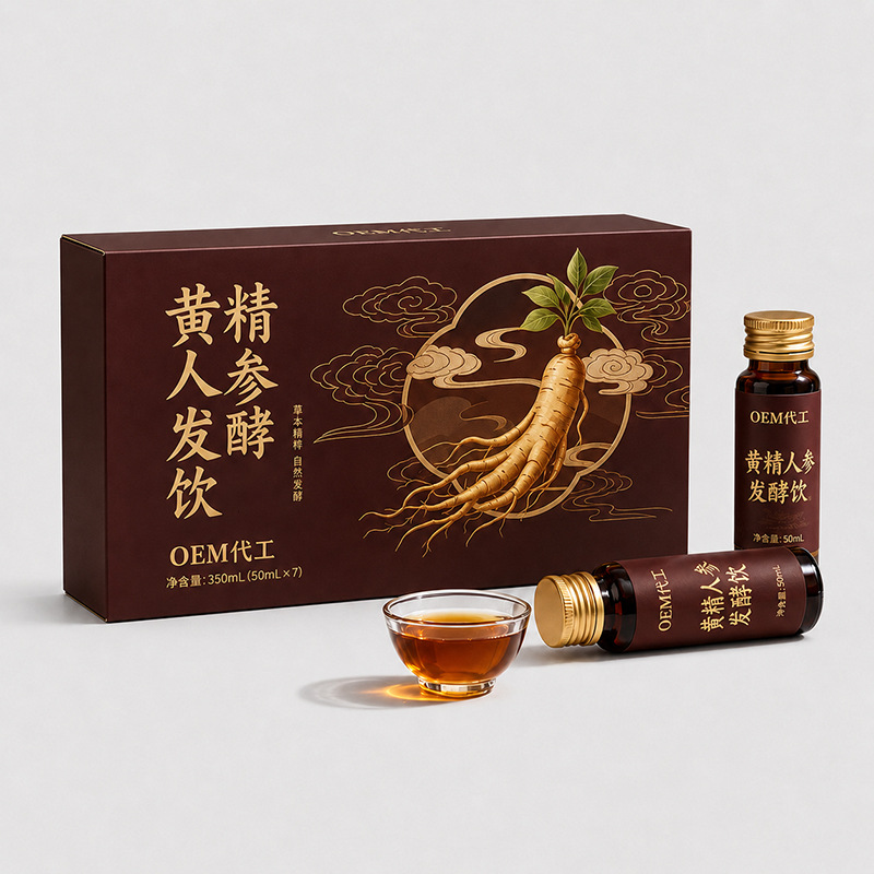 Nine-Steam Nine-Sun Polygonatum & Ginseng Fermented Drink — Concentrated Herbal Oral Liquid - Image 5