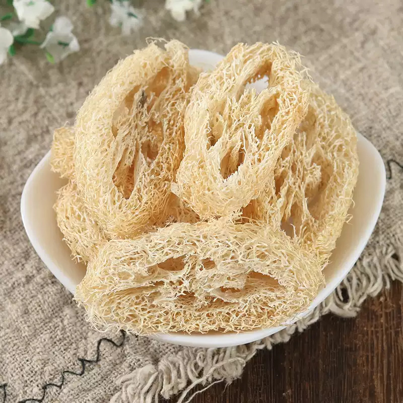 Loofah Sponge 丝瓜络 Si Gua Luo Dried Loofah Fiber 500g Natural Sun Dried Herbal Material - Image 3
