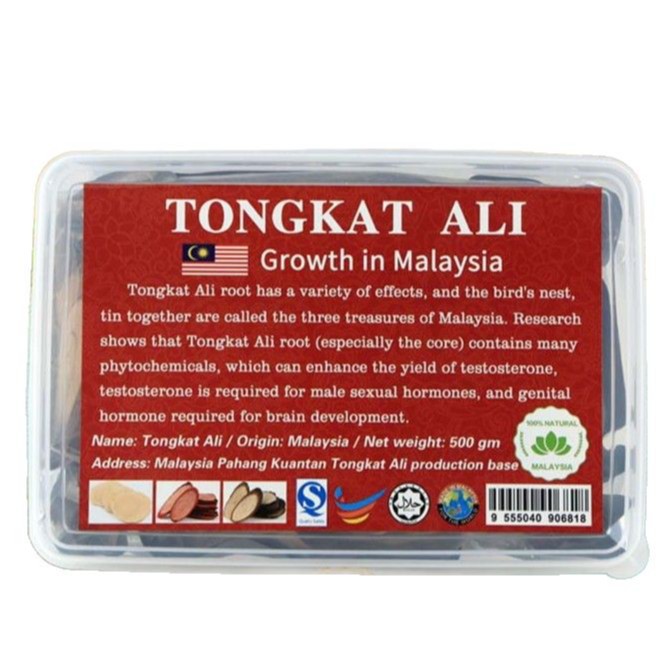 Red Tongkat Ali Slices 500g Wild Malaysian Eurycoma Longifolia Root Traditional Herbal Decoction - Image 5
