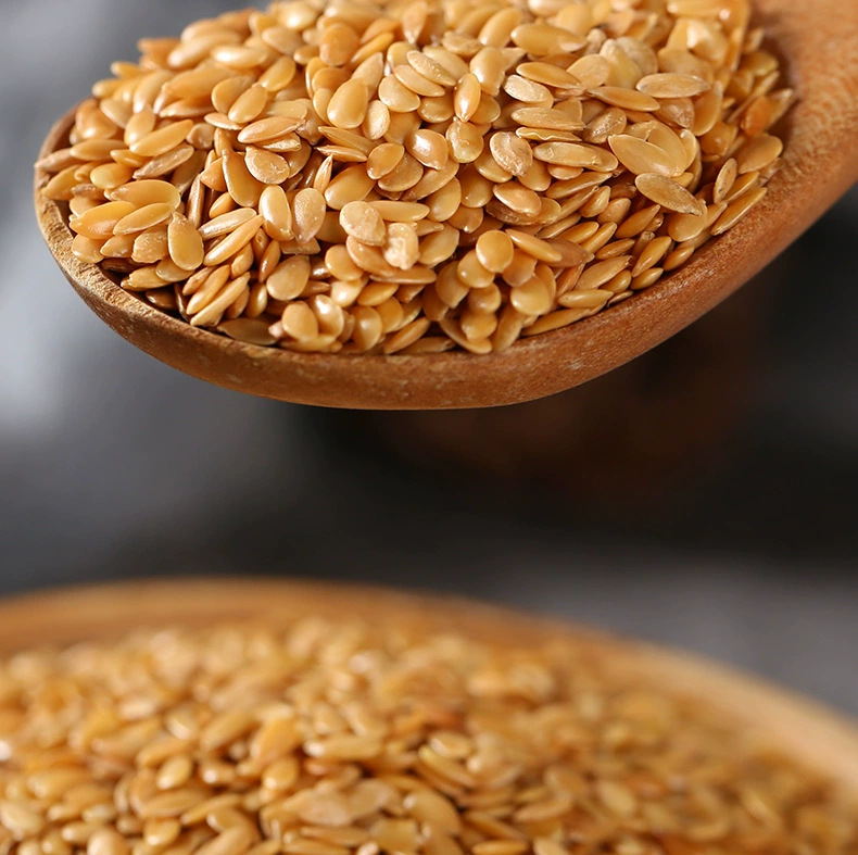 Roasted Golden Flax Seeds Ya Ma Zi 500g Low Temperature Baked Snack and Culinary Seeds - Image 2