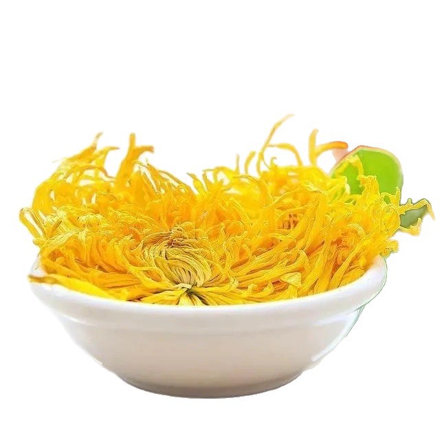 Golden Silk Chrysanthemum Tea Jin Si Huang Ju Large Blooms Individually Wrapped 100 Flowers Per Bag - Image 5