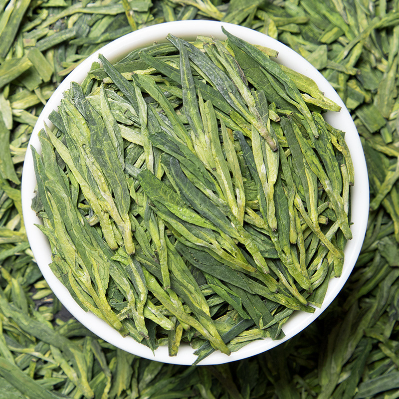 Longjing Dragon Well Green Tea 2024 Spring Pre-Qingming Rich Aroma Hangzhou Bean Fragrance Loose Leaf 50g Wooden Lid Clear Jar - Image 4
