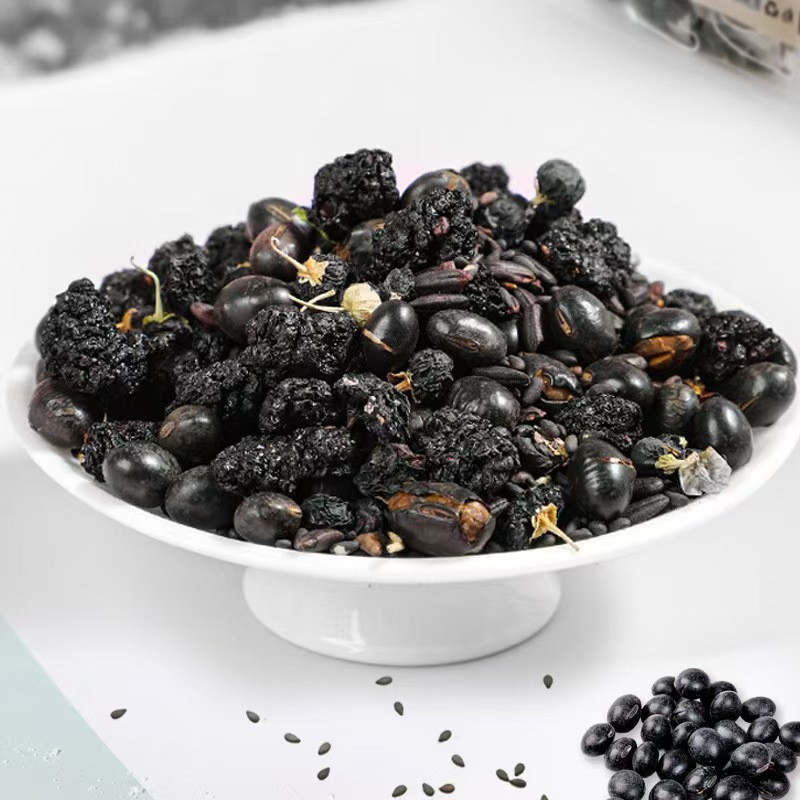 Five Black Herbal Tea Wu Hei Cha 50 Teabags Cold Brewed Sugar Free Daily Wellness Tea - Image 2