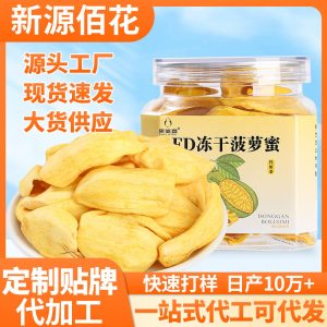 Freeze-Dried Jackfruit (Artocarpus heterophyllus) — Bottled 85g Tropical Fruit Snack