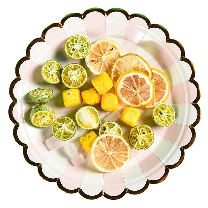 Green Tangerine Passion Fruit Tea Bags Cold Brew Fruit Tea 100g Sugar Free Herbal Infusion - Image 5