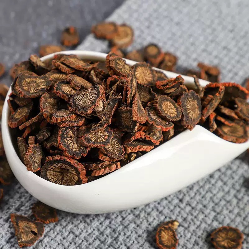 Purple Dan Shen Sliced Salvia Root 500g Zi Dan Shen Traditional Herbal Decoction Pieces - Image 2