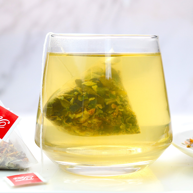 Rose Lotus Leaf Cassia Seed Herbal Tea 50g Triangular Tea Bags Sugar Free Hot Brew Blend - Image 2