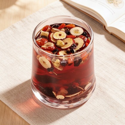 Ginseng Goji Mulberry Herbal Tea 390g 30 Mini Jars Daily Wellness Flower Tea - Image 3