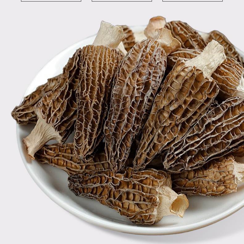 Dried Morel Mushroom 50g Natural Sun Dried Soup Ingredient for Traditional Chinese Soups - Image 2
